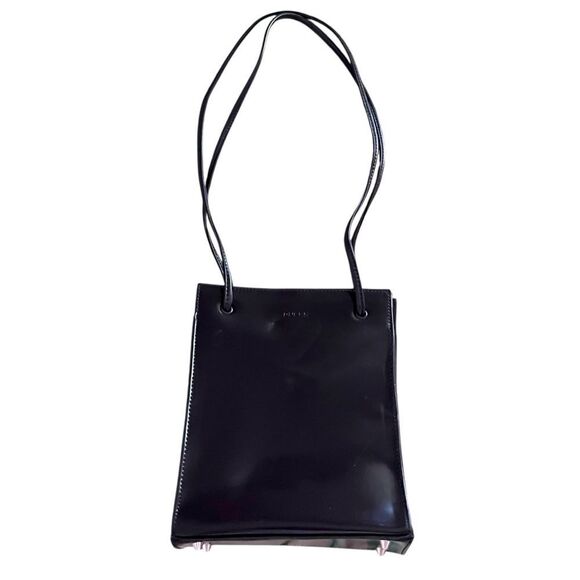 Guess Y2K Brown Patent Leather Purse - Picture 1 of 5
